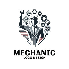 Mechanic Vector Logo Design
