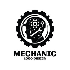 Mechanic Vector Logo Design
