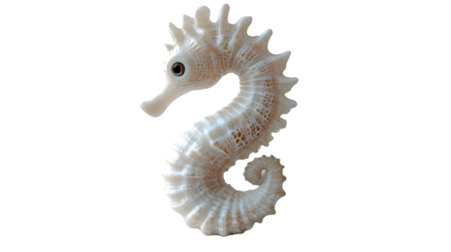 Detailed CloseUp of a Sea Creature with Intricate Patterns and Curled Tail Ideal for Marine L