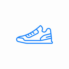 sports shoe sneaker icon sign vector