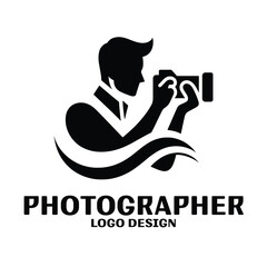 Photographer Vector Logo Design