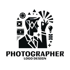 Photographer Vector Logo Design