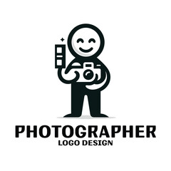 Photographer Vector Logo Design