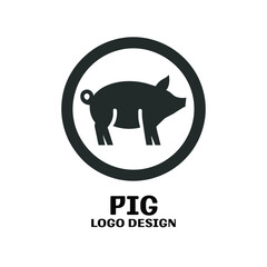 Pig Vector Logo Design