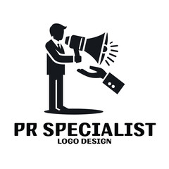 PR Specialist Vector Logo Design