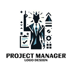 Project Manager Vector Logo Design