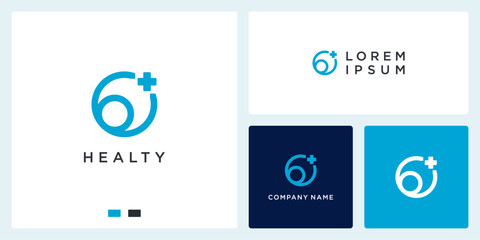 Healthy people logo design template