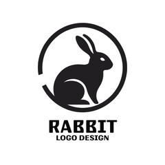 Fototapeta premium Rabbit Vector Logo Design