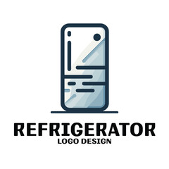 Refrigerator Vector Logo Design