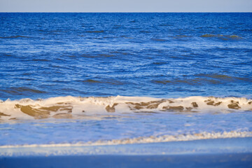 Suring waves of the Atlantic Ocean. Florida, USA