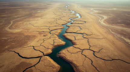 Climate change and earth global warming concept