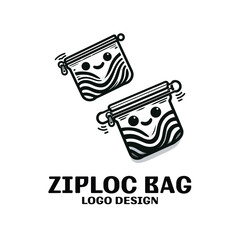 Ziploc Bag Vector Logo Design