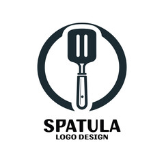 Fototapeta premium Spatula Vector Logo Design