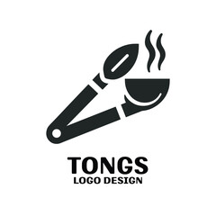 Tongs Vector Logo Design