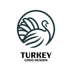 Turkey Vector Logo Design
