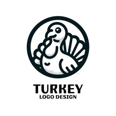 Turkey Vector Logo Design