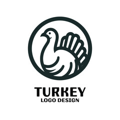 Turkey Vector Logo Design