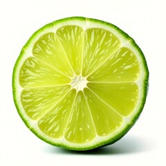 Juicy Lime Slice A Refreshing Image of Citrus Fruit