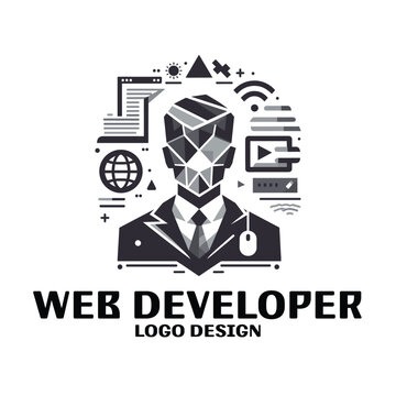 Web Developer Vector Logo Design