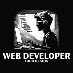 Web Developer Vector Logo Design