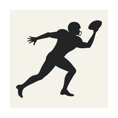 Football Quarterback Throwing Ball Game