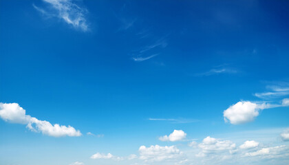 Fototapeta premium clear cloudless bright blue sky in sunny day