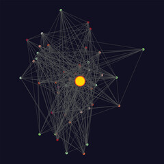 WebAn Example Graph With Connected Nodes Representing Information Flow