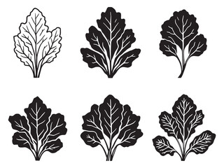 radish vegetable doodle line art for design