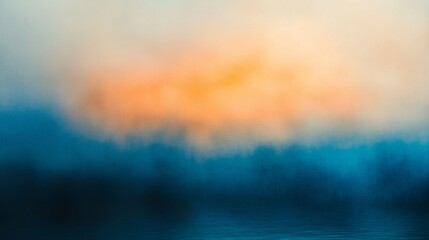 Misty Sunrise Horizon