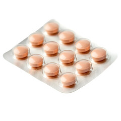 Obraz premium Medication Pills in Blister Pack Health Pharmacy Pharmaceutical Tablets Treatment Drugs