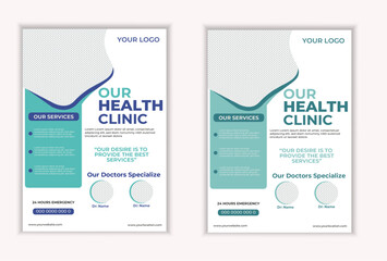 Modern Medical Healthcare Flyer Poster Layout