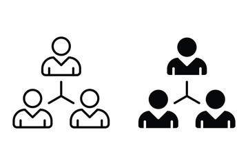 Set of Business teamwork icon collection. Containing team building, meeting, managing symbol vector illustration.