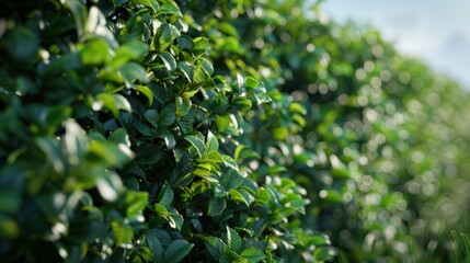Hedge Labyrinth. Enchanted Green Maze