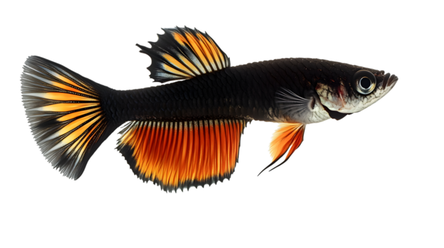 Vibrant Aquarium Fish with Stunning Fins and Scales Perfect for Nature and Aquatic Themes