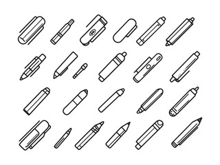 Sharpie Marker Drawing Simple Clean Line Art