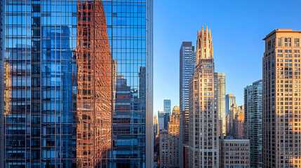 Obraz premium Skyline Cityscape