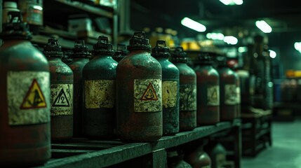 Industrial chemical storage