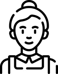 barista illustration on a white background    