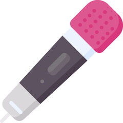 microphone (2) illustration on a white background     