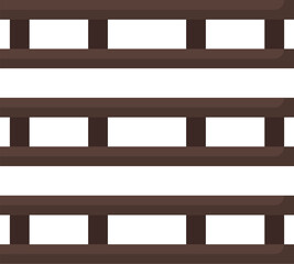 pallet illustration on a white background     