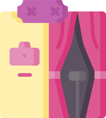 photo booth (2) illustration on a white background     