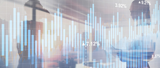 Stock trading Finance Chart. Currency and Exchange Finance and Economy Display
