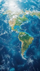 Earth's Americas, detailed view