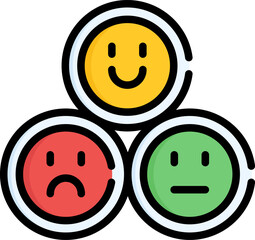 rating illustration on a white background     