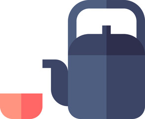 Sake illustration on a white background     