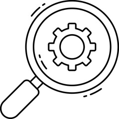 search engine illustration on a white background     