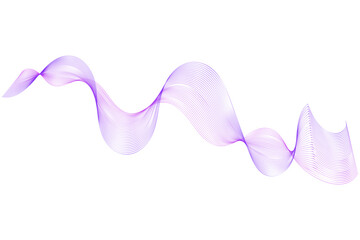 Abstract backdrop with purple wave