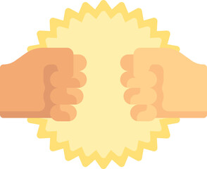 struggle illustration on a white background     