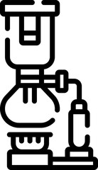syphon illustration on a white background     