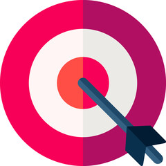 target illustration on a white background    